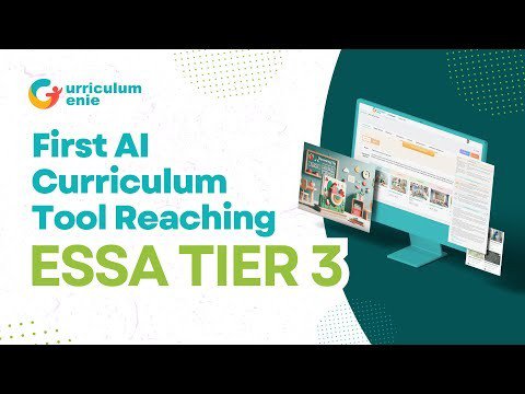 First AI Curriculum Tool Reaching ESSA TIER 3