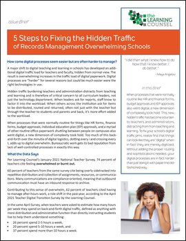 5 Steps to Fixing the Hidden Traffic of Records Management Overwhelming Schools