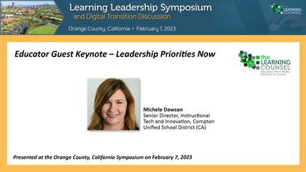 Orange County, CA - Educator Keynote: Leadership Priorities Now