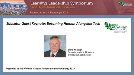 Phoenix, AZ Educator Guest Keynote: Becoming Human Alongside Tech
