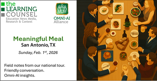 San Antonio, TX -- Omni-AI Alliance Meaningful Meal (during TCEA)